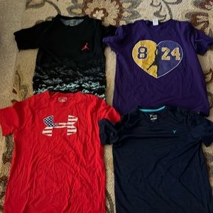 4 boys large tshirts